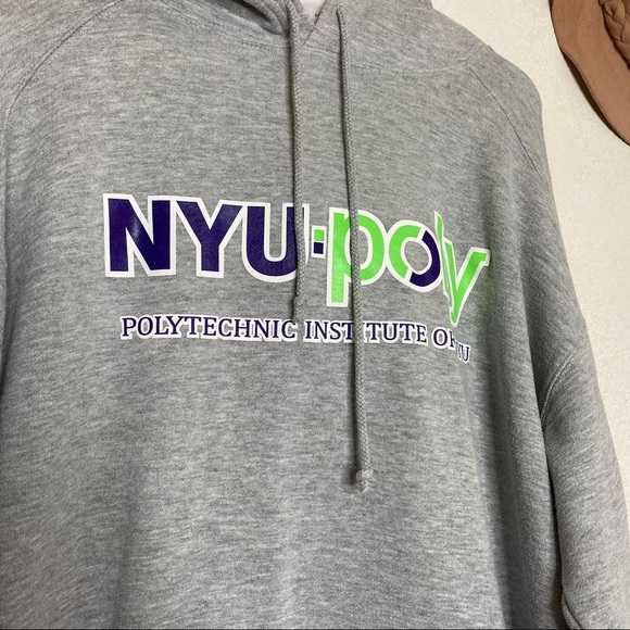 NYU CollgeCore Polytech Hooded Sweatshirt - Picture 2 of 6